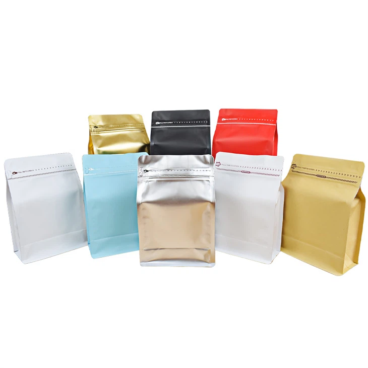 Pungi Stand Up cu supapă de degazare