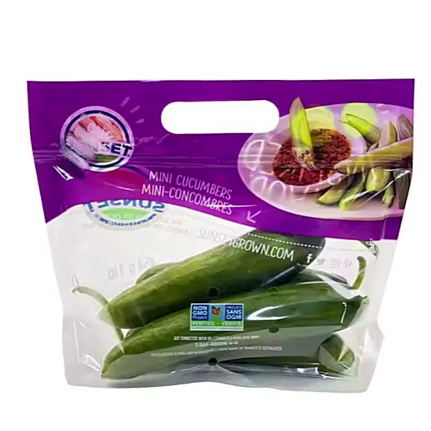 Geanta de ambalare a legumelor pentru castravete